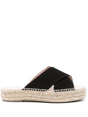 Manebi Hamptons suede espadrilles - Black