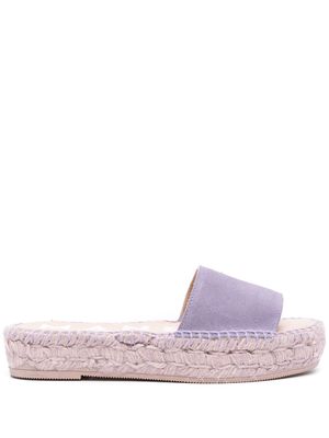 Manebi Hamptons suede espadrilles - Purple