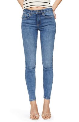 MANGO Skinny Push-Up Jeans in Medium Blue