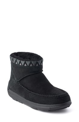 Manitobah Reflections Genuine Shearling Water Resistant Bootie in Black
