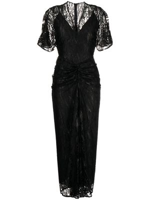 MANNING CARTELL Deco Esprit floral-lace dress - Black