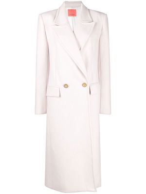 MANNING CARTELL double-breasted wool coat - Pink