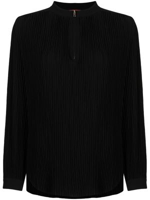 MANNING CARTELL Double Time pleated blouse - Black