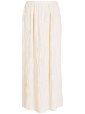 MANNING CARTELL Double Time pleated midi skirt - Neutrals