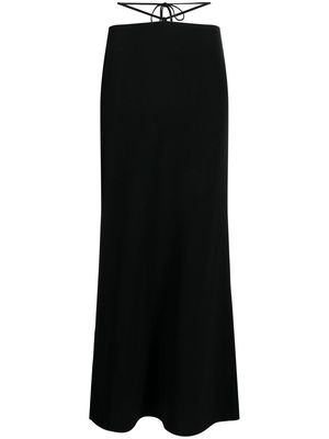 MANNING CARTELL Endless waist-strap maxi skirt - Black