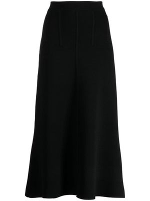 MANNING CARTELL Future Patch knitted midi skirt - Black