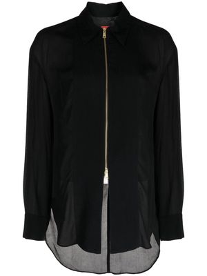 MANNING CARTELL Hit Play zip-up blouse - Black