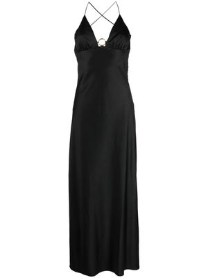 MANNING CARTELL Liquid Asset V-neck gown - Black