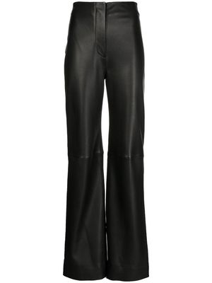 MANNING CARTELL The Fearless leather trousers - Black