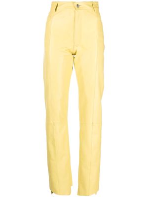 Manokhi Doma high-waisted trousers - Yellow