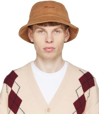 Manors Golf Brown Cord Bell Bucket Hat