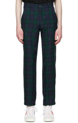 Manors Golf Green Polyester Trousers