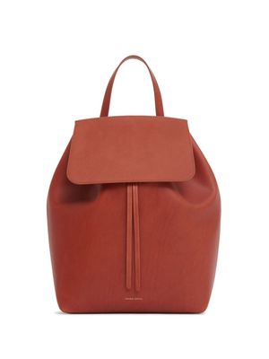 Mansur Gavriel Classic leather backpack - Orange
