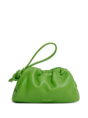 Mansur Gavriel Cloud logo-print mini bag - Green