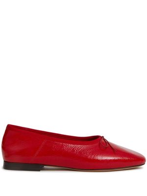 Mansur Gavriel Dream leather ballerina shoes - Red