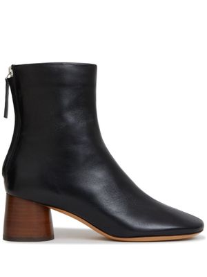 Mansur Gavriel Glove 55mm block-heel leather boots - Black