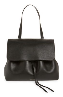 Mansur Gavriel Large Soft Lady Leather Bag in Black