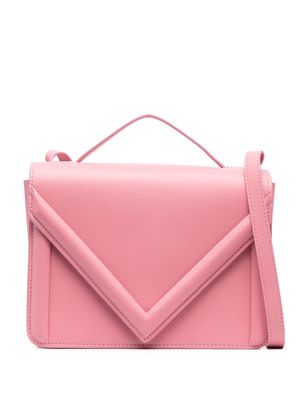 Mansur Gavriel M-frame leather crossbody bag - Pink
