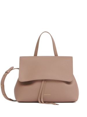 Mansur Gavriel mini Lady leather crossbody bag - Brown