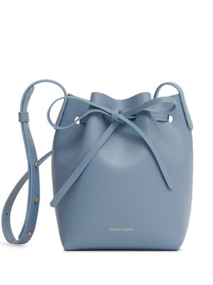 Mansur Gavriel mini Mini leather bucket bag - Blue
