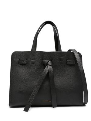 Mansur Gavriel Sun leather tote bag - Black
