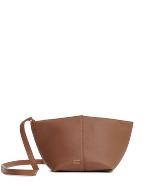 Mansur Gavriel Tulipano Compact crossbody bag - Brown