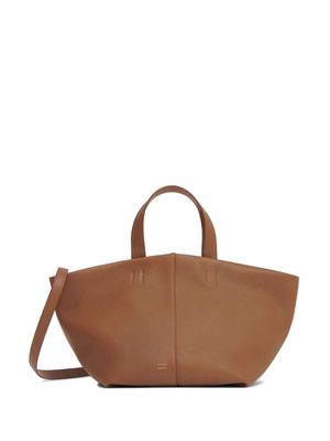 Mansur Gavriel Tulipano leather crossbody bag - Brown