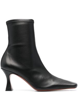 Manu Atelier 80mm leather ankle boots - Black