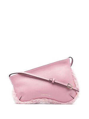 Manu Atelier Curve zipped shoulder bag - Pink