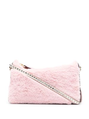 Manu Atelier faux fur Prism shoulder bag - Pink