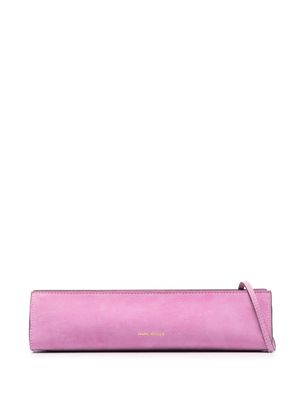 Manu Atelier logo-print shoulder bag - Pink