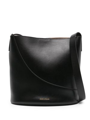 Manu Atelier Nova leather bucket bag - Black