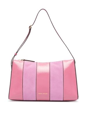 Manu Atelier Pita two-tone shoulder bag - Pink