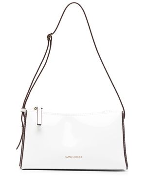Manu Atelier Prism leather bag - White