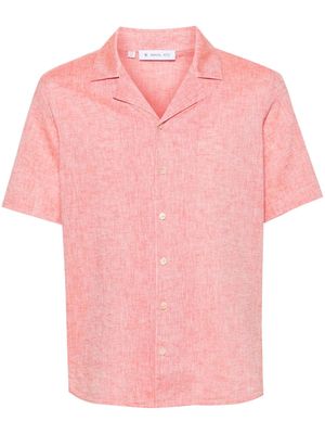 Manuel Ritz camp-collar short-sleeve shirt - Orange