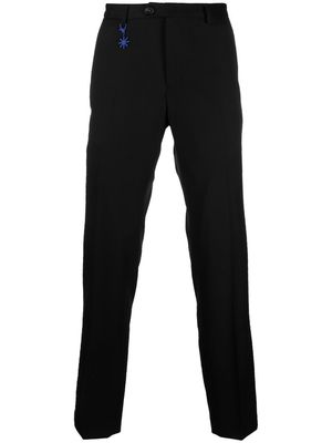 Manuel Ritz charm-detail tailored trousers - Black