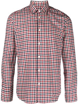 Manuel Ritz checked flannel shirt - Red