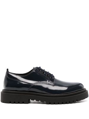 Manuel Ritz chunky-sole leather Derby shoes - Blue