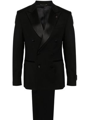 Manuel Ritz double-breasted wool blazer - Black
