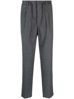 Manuel Ritz drawstring-waistband straight-leg trousers - Grey