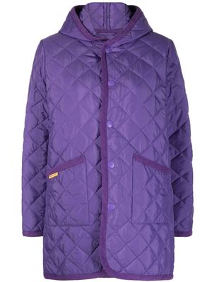 Manuel Ritz hooded padded jacket - Purple