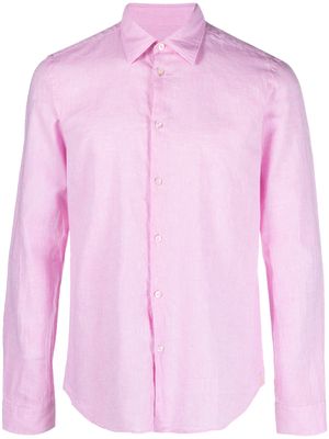 Manuel Ritz linen-cotton shirt - Pink