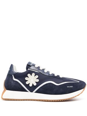 Manuel Ritz logo-patch low-top trainers - Blue