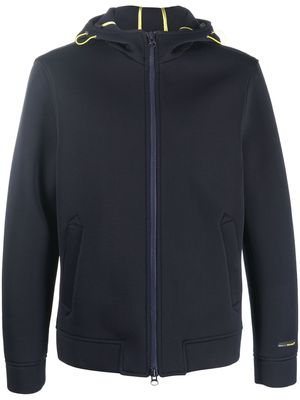 Manuel Ritz long-sleeve hooded jacket - Blue
