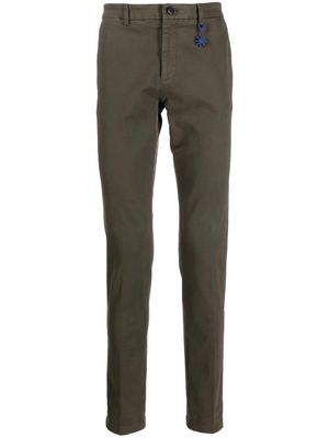 Manuel Ritz low-rise tapered-leg trousers - Green
