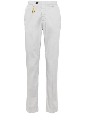 Manuel Ritz mid-rise twill chinos - Grey