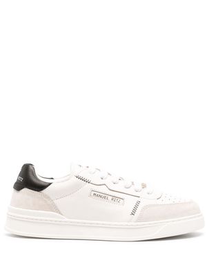 Manuel Ritz panelled leather sneakers - White