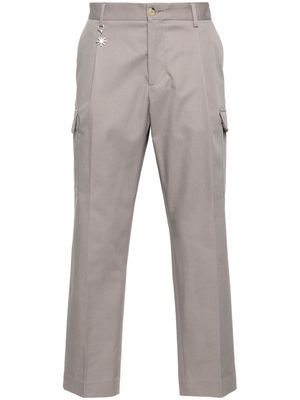 Manuel Ritz pleat-detail tapered trousers - Grey