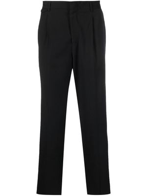 Manuel Ritz pleat-detail trousers - Black
