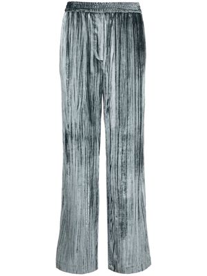 Manuel Ritz plissé wide-leg trousers - Grey